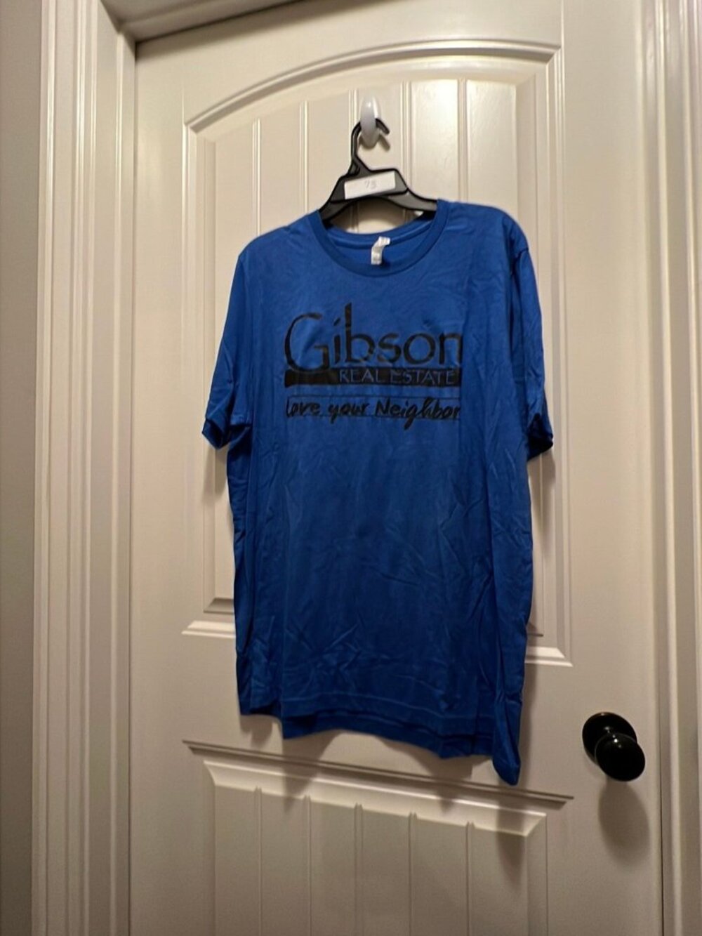 Canvas Blue Graphic T-Shirt Size L